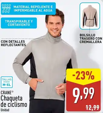 ALDI CRANE® Chaqueta de ciclismo oferta