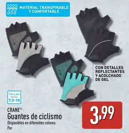 ALDI CRANE® Guantes de ciclismo oferta