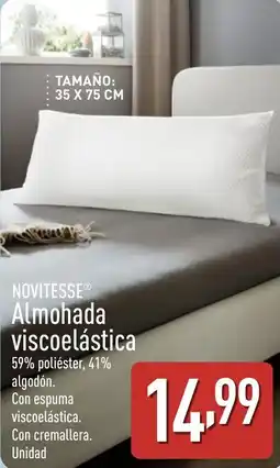 ALDI NOVITESSE® Almohada viscoelástica oferta