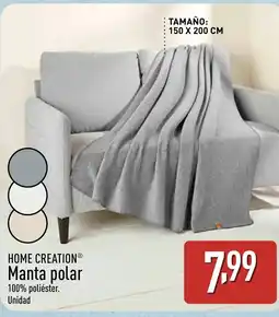 ALDI HOME CREATION® Manta polar oferta