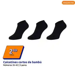 Action Calcetines cortos de bambú oferta