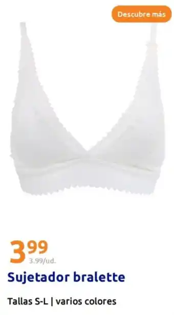 Action Sujetador bralette oferta
