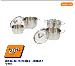 Action Juego de cacerolas Redstone oferta