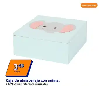 Action Caja de almacenaje con animal oferta