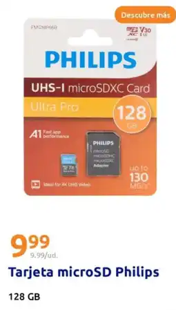 Action PHILIPS Tarjeta microSD oferta