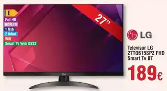 Hiper FROIZ LG Televisor 27TQ615SPZ FHD Smart Tv BT oferta