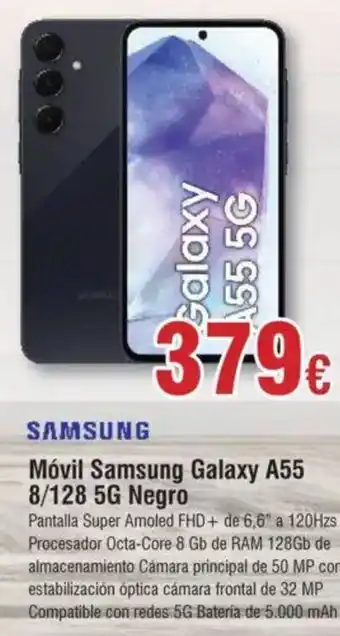 Hiper FROIZ SAMSUNG Móvil Samsung Galaxy A55 8/128 5G Negro oferta