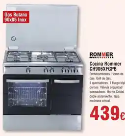 Hiper FROIZ ROMMER Cocina Rommer CH906XFGPB oferta