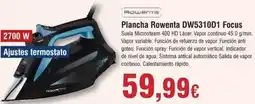 Hiper FROIZ ROWENTA Plancha DW5310D1 Focus oferta