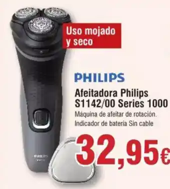 Hiper FROIZ PHILIPS Afeitadora S1142/00 Series 1000 oferta