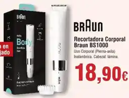 Hiper FROIZ BRAUN Recortadora Corporal  BS1000 oferta