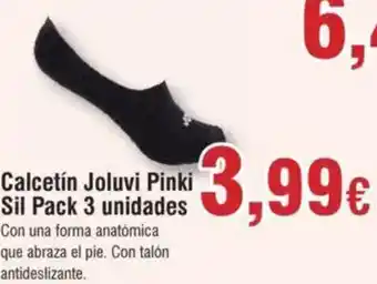 Hiper FROIZ Calcetín Joluvi Pinki Sil Pack 3 unidades oferta