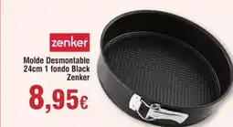 Hiper FROIZ ZENKER Molde Desmontable 24cm 1 fondo Black oferta