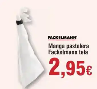 Hiper FROIZ FACKELMANN Manga pastelera tela oferta