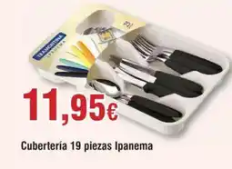 Hiper FROIZ Cubertería 19 piezas Ipanema oferta