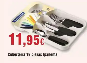 Hiper FROIZ Cubertería 19 piezas Ipanema oferta