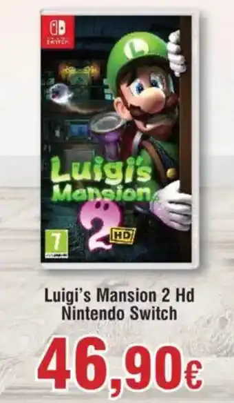 Hiper FROIZ NINTENDO SWITCH Luigi's Mansion 2 Hd oferta