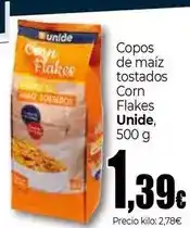 UNIDE Alimentación Unide - copos de maíz tostados corn flakes oferta