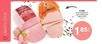 Coviran El Pozo Jamon Cocido En Su Jugo O Pechuga De Pollo Al Corte oferta
