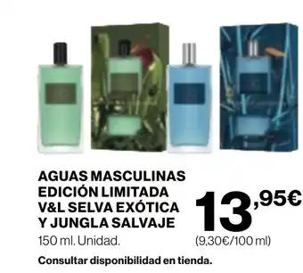 Supercor Aguas masculinas edición limitada v&l selva exótica y jungla salvaje oferta