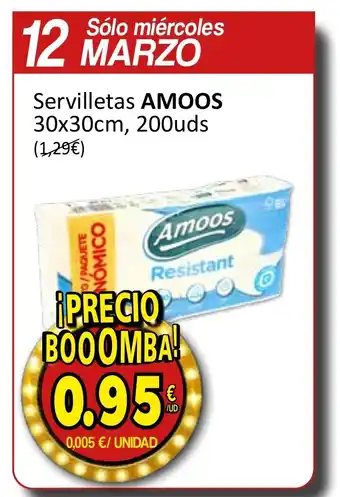 SPAR AMOOS Servilletas oferta