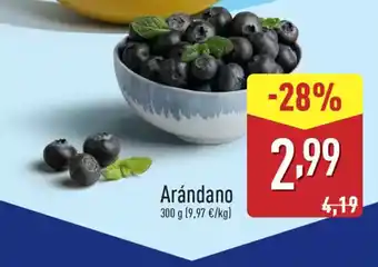 ALDI Arándano oferta