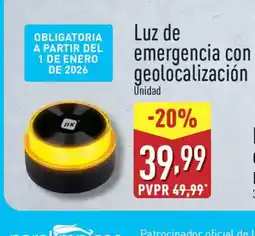 ALDI Luz de emergencia con geolocalización oferta