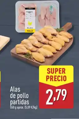 ALDI Alas de pollo partidas oferta