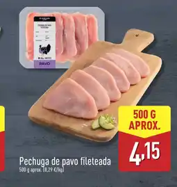 ALDI Pechuga de pavo fileteada oferta