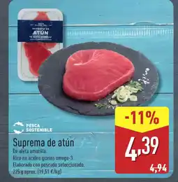 ALDI Suprema de atún oferta