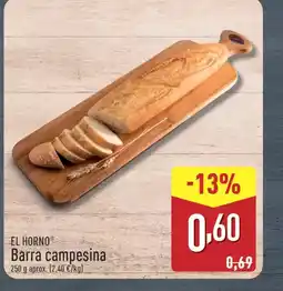 ALDI EL HORNO Barra campesina oferta