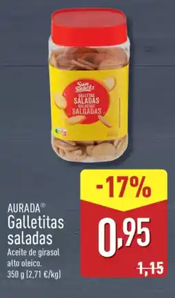 ALDI AURADA Galletitas saladas oferta