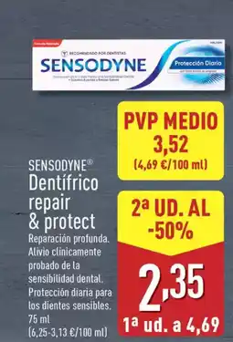 ALDI SENSODYNE Dentifrico repair & protect oferta