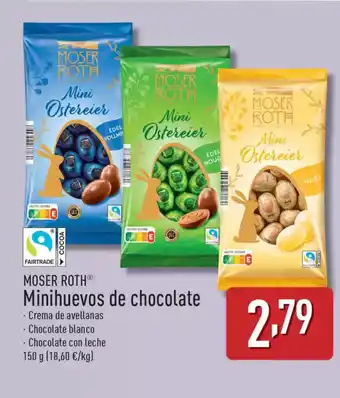 ALDI MOSER ROTH Minihuevos de chocolate oferta