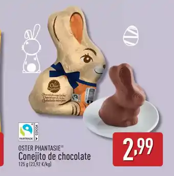 ALDI OSTER PHANTASIE Conejito de chocolate oferta