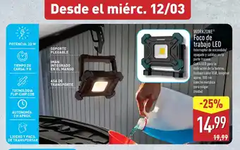 ALDI WORKZONE Foco de trabajo LED oferta