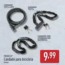 ALDI PROVELO Candado para bicicleta oferta