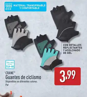 ALDI CRANE Guantes de ciclismo oferta