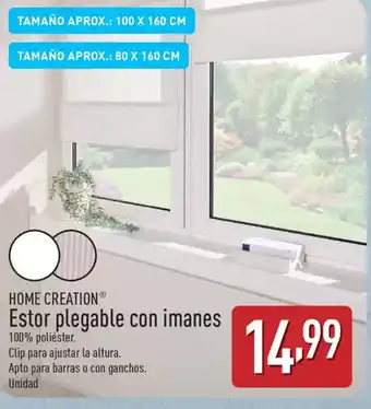 ALDI HOME CREATION Estor plegable con imanes oferta