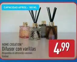 ALDI HOME CREATION Difusor con varillas oferta