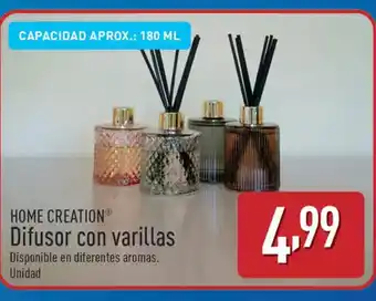 ALDI HOME CREATION Difusor con varillas oferta