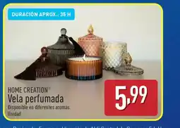 ALDI HOME CREATION Vela perfumada oferta