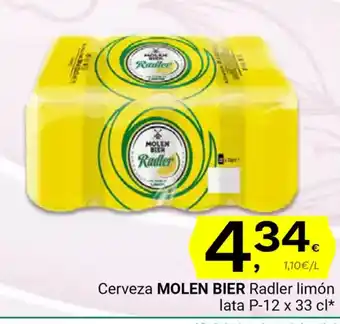 Supermercados Dani MOLEN BIER Cerveza Radler limón oferta