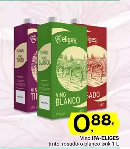 Supermercados Dani IFA-ELIGES Vino tinto, rosado o blanco brik oferta