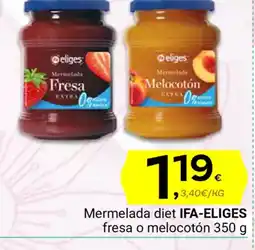 Supermercados Dani IFA-ELIGES Mermelada diet fresa o melocotón oferta