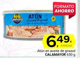 Supermercados Dani CALAMAYOR Atún en aceite de girasol oferta