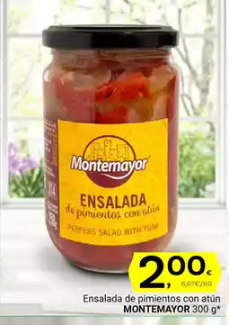 Supermercados Dani MONTEMAYOR Ensalada de pimientos con atún oferta