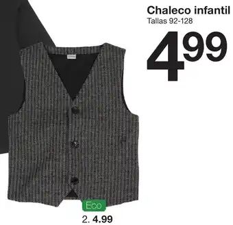 Zeeman Chaleco Infantil Tallas 92-128 oferta