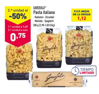 ALDI Garofalo Pasta italiana 500g oferta
