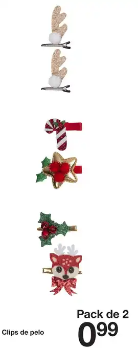 Zeeman Clips de Pelo Pack de 2 oferta